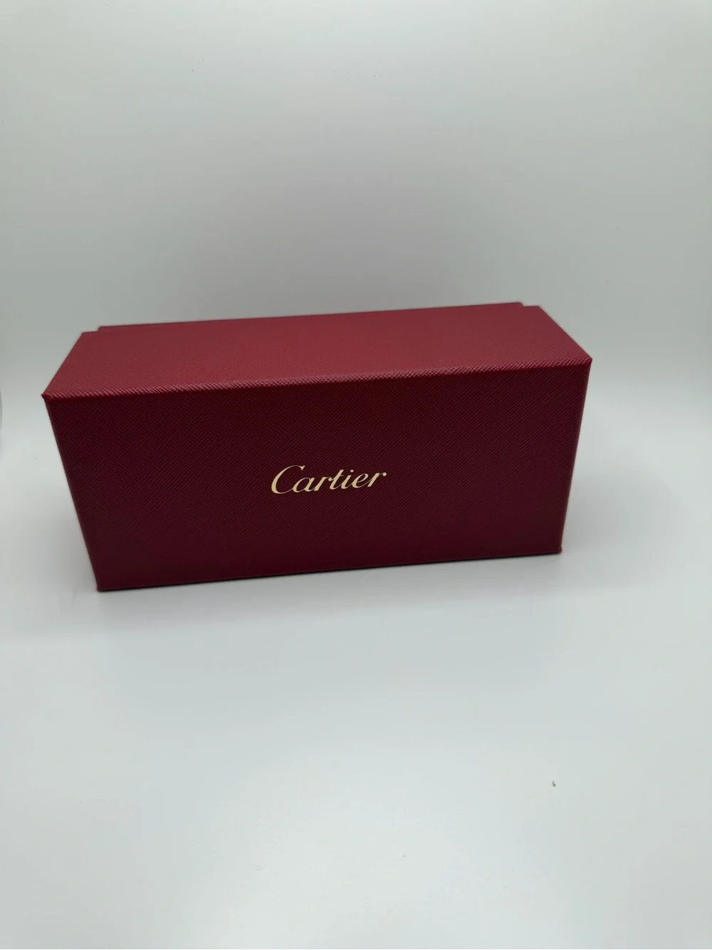Cartier Gold Frame Sunglasses with Reflective Tinted Lenses